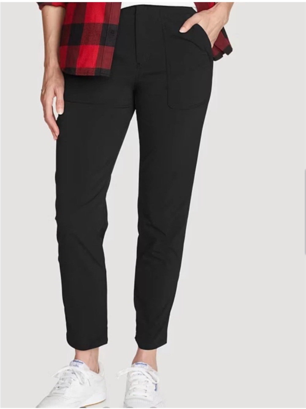Eddie Bauer Horizon Straight Ankle Pants Women’s Size 10 Stretch Elastic Waist